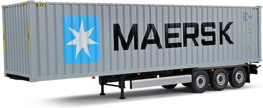 Solido Container Modeling Figure Truck Gray in Scale 1:24