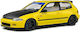 Solido Honda Modeling Figure Car Yellow in Scale 1:18