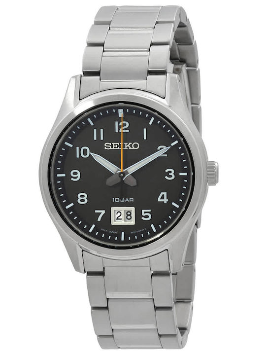 Seiko Classic Ανδρικό Ρολόι 39.5mm Μπαταρίας με...