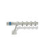 Metal Curtain Pole Monica Φ25 Enis Single 160 Cm