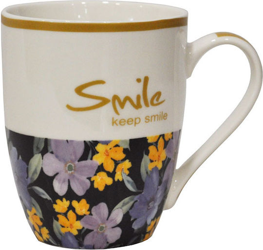 Ankor Smile Κούπα από Πορσελάνη Μωβ