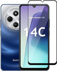 Panzerglas 3D Xiaomi Redmi 14c Schwarzer Rahmen Panzerglas 3D Xiaomi Redmi 14c Schwarzer Rahmen