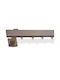 Enis by Domus Обикновена капачка Еднопосочен Синджир Метален Brown 360εκ. 941-8