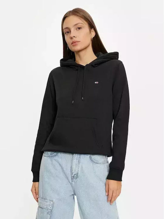 Tommy Hilfiger Women's Sweatshirt Hooded Black