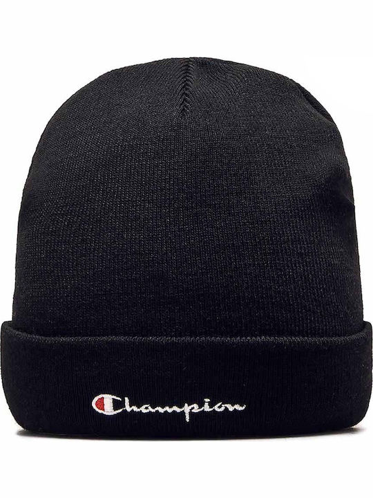 Beanie Ανδρικός Σκούφος Πλεκτός σε Μαύρο χρώμα