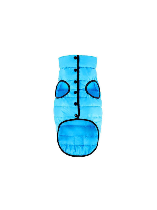 WauDog Blue Waterproof Dog Coat Medium with 40cm Back Length 31-526