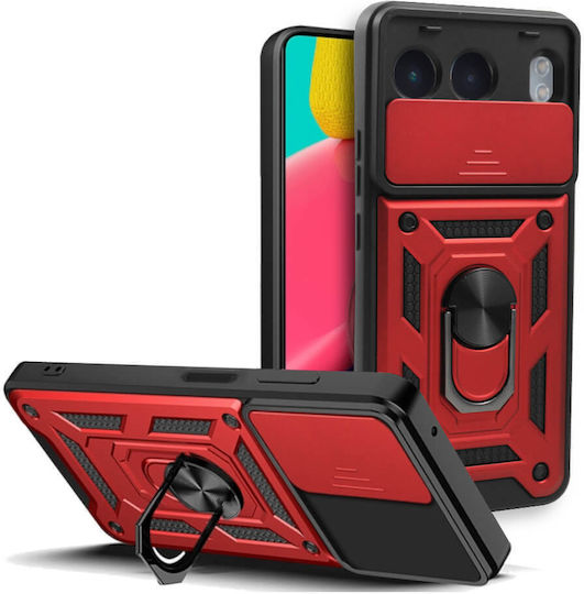 Bodycell Slide Back Cover Μεταλλικό Κόκκινο (OnePlus Nord 4)