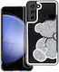Teddy Bear Case Samsung S24 Ultra Silver