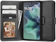 Tech-Protect Wallet Δερματίνης Μαύρο (Moto G35)