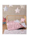 Kentia Σετ Βρεφικά Σεντόνια Λίκνου Βαμβακερά Laluna Pink 60x120εκ. 2τμχ