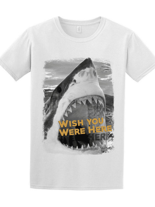 Short Sleeve Wish You Were Here White