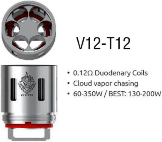 Smok T12 Coil Rezistență pentru Țigări Electronice 0.12ohm (DL) 1buc