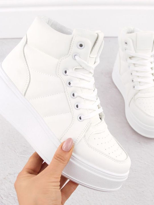 News Flatforms Adidași Albe