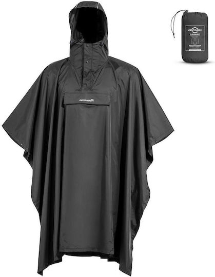 Pentagon Poncho Κυνηγετικό Αδιάβροχο Μαύρο