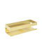 Wenko Montat pe perete Raft Baie Metal 30x10.5x8cm Gri