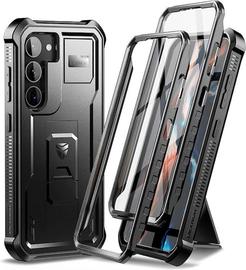 Θωρακισμένη Θήκη Samsung Galaxy S23 Dexnor Full Body Two Frames Μαύρη