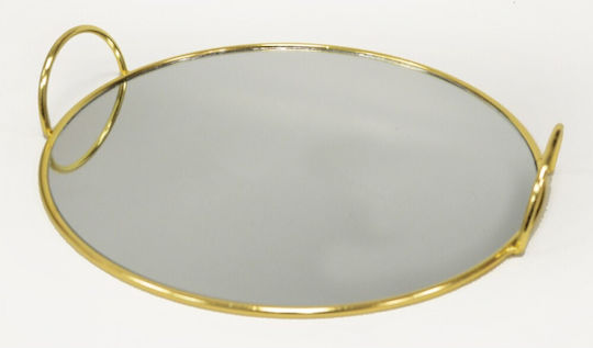 Metallspiegel-Tablett 31cm