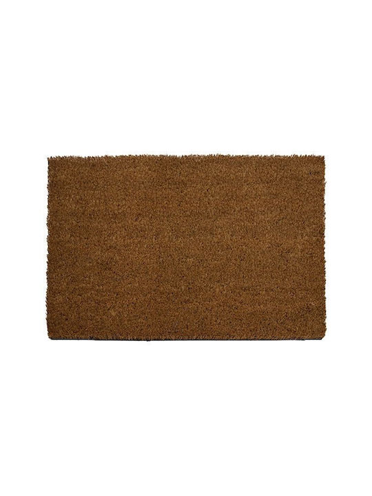 Sidirela Entrance Mat made of Coir with Anti-slip Backing Beige 45x75cm
