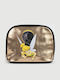 Disney Tinker Bell Travel Vanity Case Παιδική Τσάντα Χρυσή 18x18εκ.
