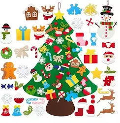 KidsArt Christmas Decorative Tree Adorned Green