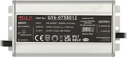 GLP Switching Τροφοδοτικό LED Στεγανό GV6-12V/6.25A GLP Switching Τροφοδοτικό LED Στεγανό GV6-12V/6.25A
