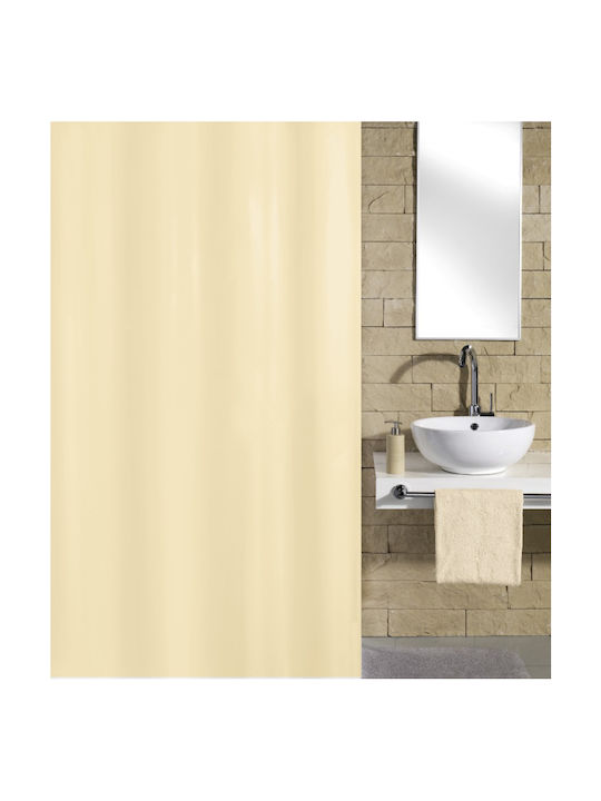 Texi Bath Noya Shower Curtain Fabric 240x180cm Ecru