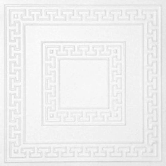 3D Стенен Панел Бял 50x50см 3D Стенен Панел Бял 50x50см