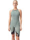 Speedo Fastskin Lzr Ignite Kneeskin 13437H819 Женски Състезателен Една част Бански за плуване Зелен