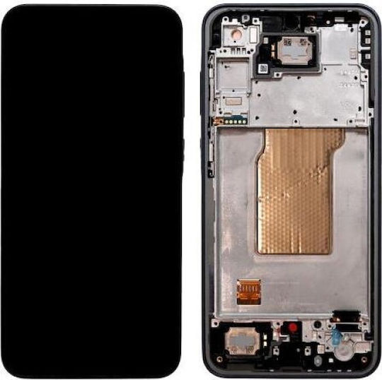 OLED Screen LCD Frame & Touch Mechanism Samsung Galaxy A35 5G SM-A356 Black