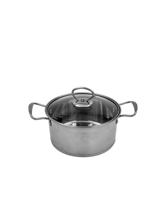 Sidirela Deep Stainless Steel Pot