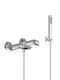 Kolossos Mischung Bade- / Duscharmatur Badewanne Komplettes Set Silber