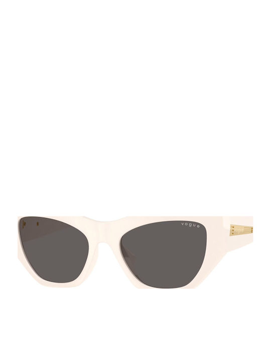 Vogue Women's Sunglasses with Beige Horn-Rimmed Frame and Grey Lenses VO5607S 312487
