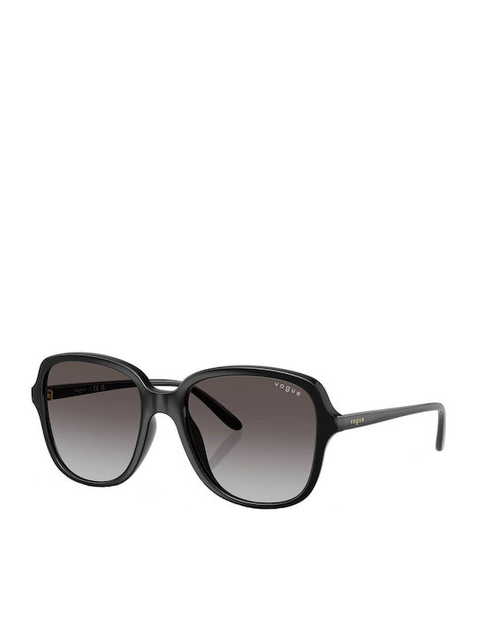 Vogue Feminini Ochelari de soare cu Negru Cadru și Negru Degrade Lentilă VO5601S W44/8G