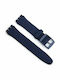Rubber Strap Blue 19mm