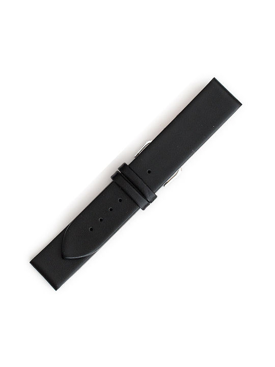 Leather Strap Black 18mm