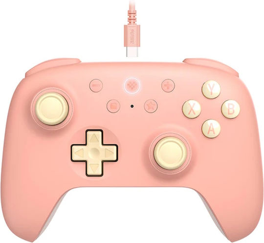 8Bitdo Ultimate 2C Wired Gamepad with Hall Effect Sticks for Android / PC Peach
