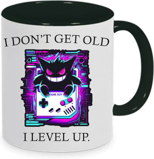 Gengar I Don't Get Older I Level Up Mug Ceramic no3 330ml