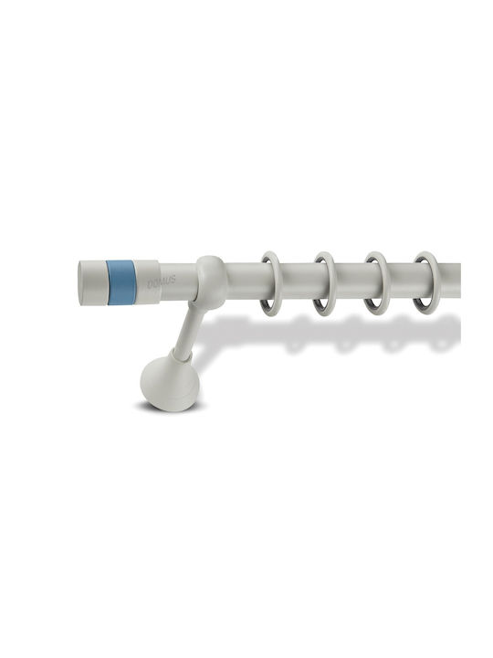 Enis by Domus Metalic Galerie pentru perdele Μόνικα Dublu cu bară Φ20mm 160buc Light Blue, Ice, Pastel