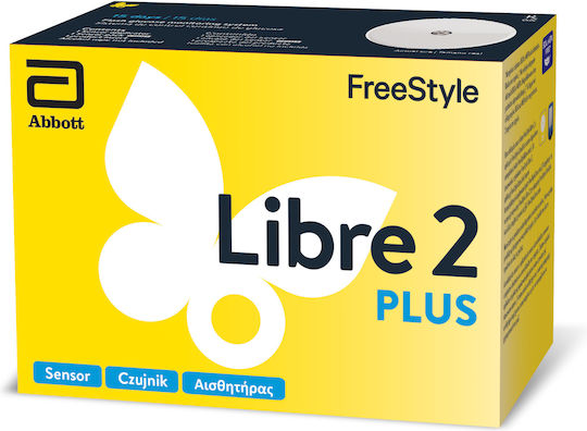 Abbott Free Style Libre 2 Plus Αισθητήρας Μέτρησης Σακχάρου με Bluetooth