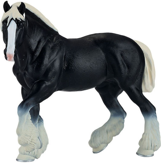 Animal Planet Miniatur-Spaßspielzeug Clydesdale-Pferd - Schwarz Für 3+ Jahre