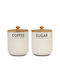 Nava Terrestrial Vase General Use with Lid made of Porcelain Brown 850ml