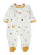 Babybol Baby Bodysuit Long-Sleeved Velvet Ivory