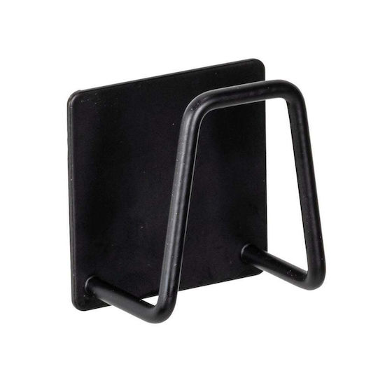 Κρεμαστράκι Αυτοκόλλητο 5x3.5x5 Wenko Edea Black 55071100 5x3.5x5