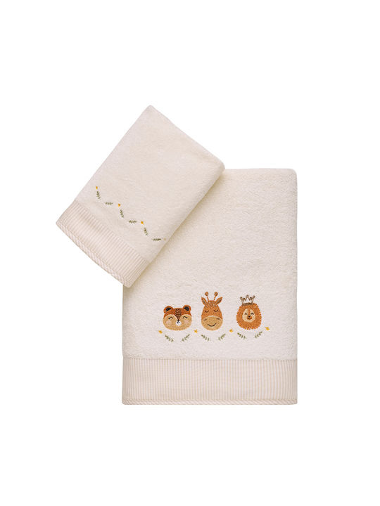 Kentia Set of baby towels 2pcs Loft Beige 70 cm...