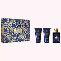 Versace Dylan Blue Herren Set mit Eau de Toilette 3Stück Versace Dylan Blue Herren Set mit Eau de Toilette 3Stück