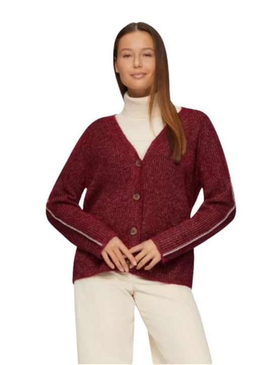 Women's Knitted Cardigan Red