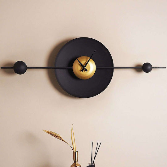 Wallity Wanduhren Schwarz 36x99cm