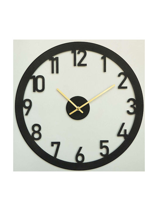 Wallity Wall Clock Black Ø48cm