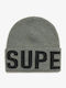 Beanie Männer Beanie Gestrickt in Gray Farbe
