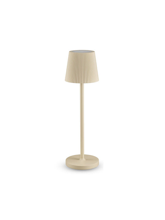 Bot Lighting Lampă de masă cu Abajur Bej și Bază